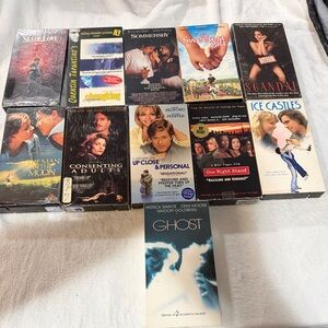 Collection of Classic VHS Movies. Love and romance